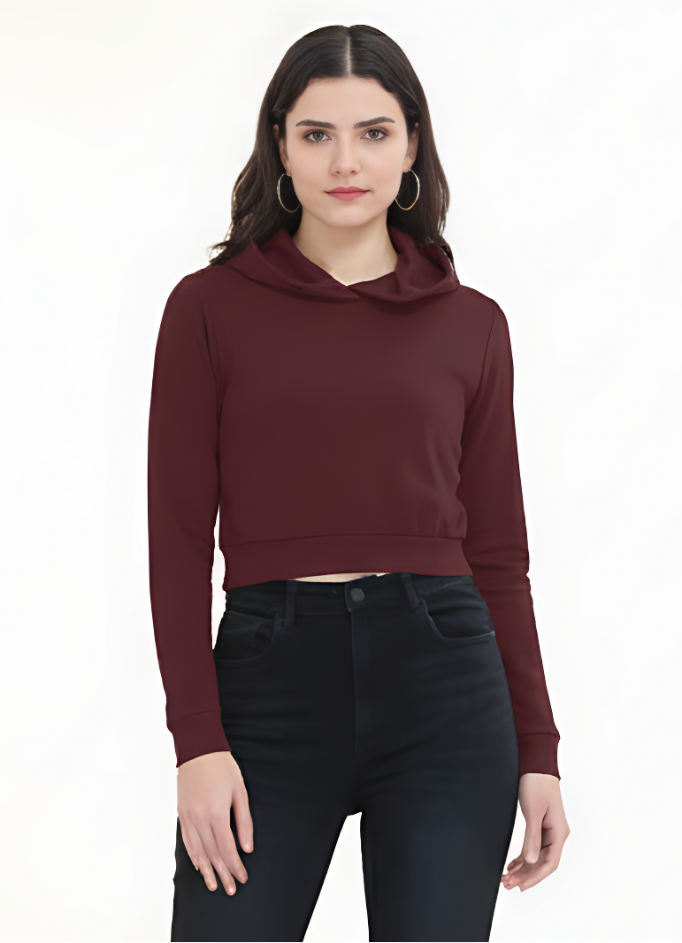 Female Cropped Hoodie