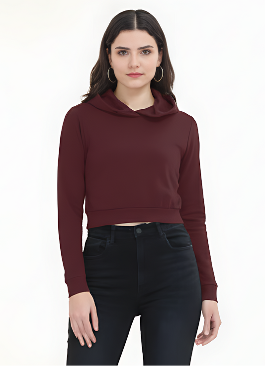 Female Cropped Hoodie