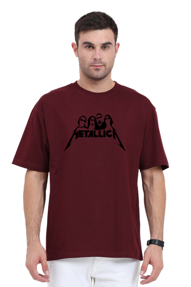 Metallica Puff Printed Oversized T-Shirt