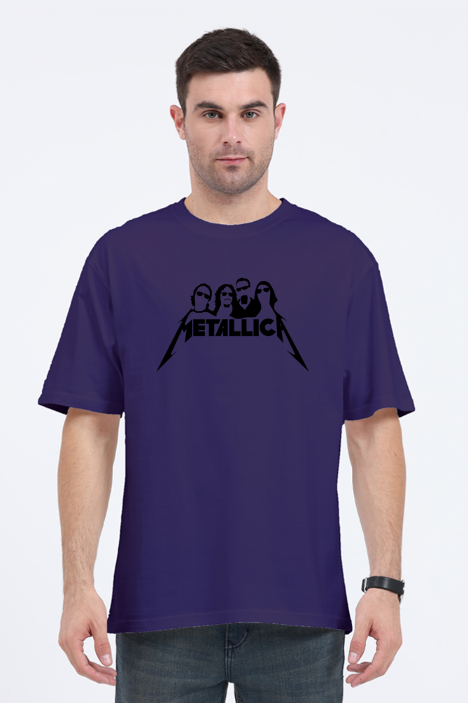 Metallica Puff Printed Oversized T-Shirt