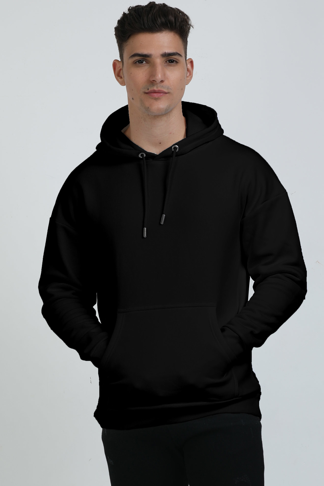 Meditative Man Oversized Hoodie