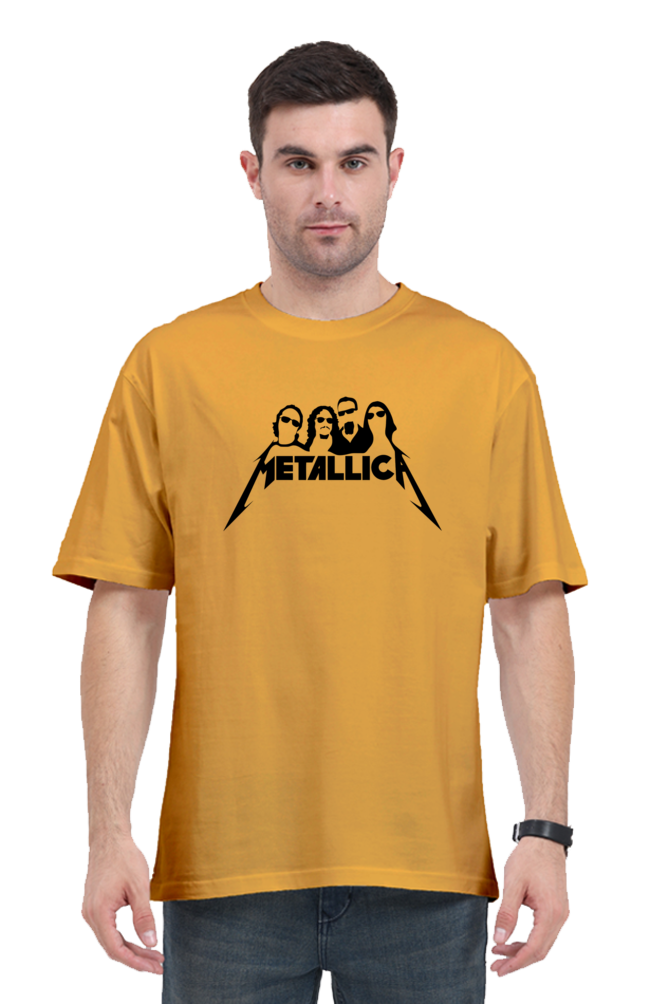 Metallica Puff Printed Oversized T-Shirt