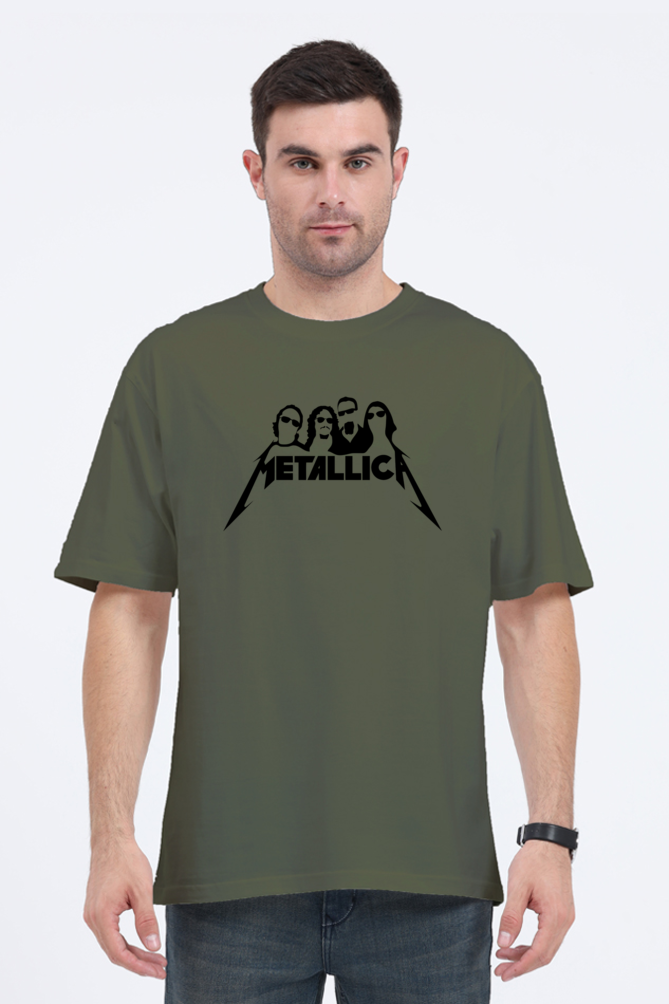 Metallica Puff Printed Oversized T-Shirt