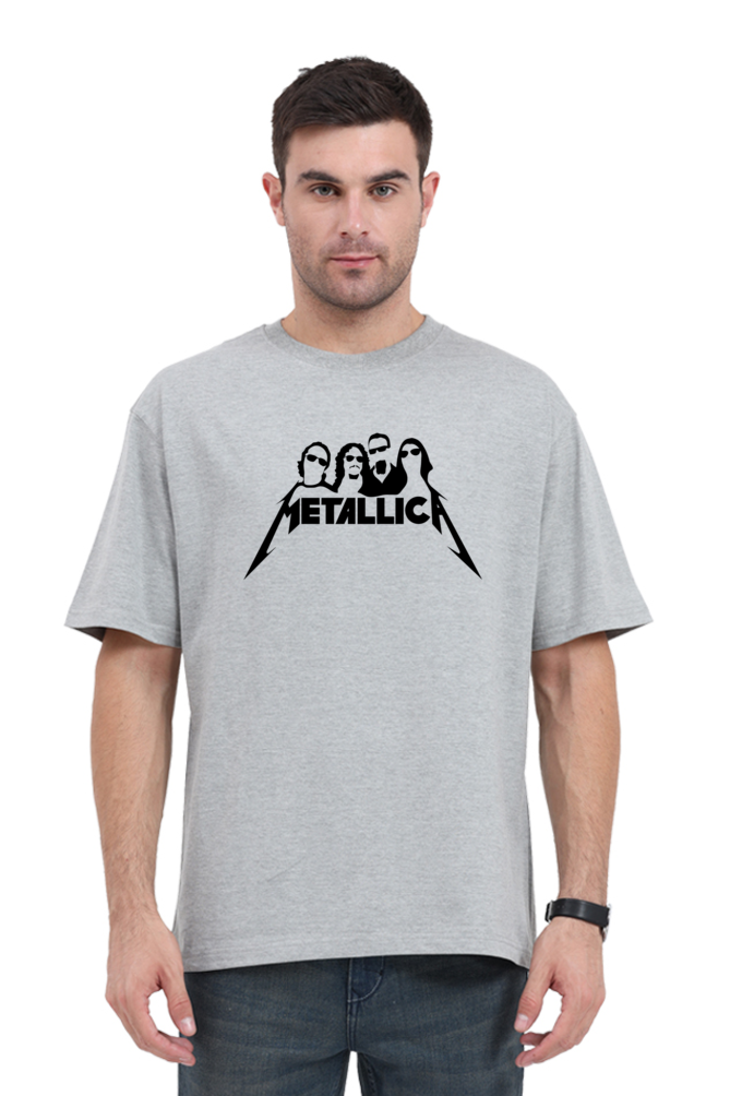 Metallica Puff Printed Oversized T-Shirt