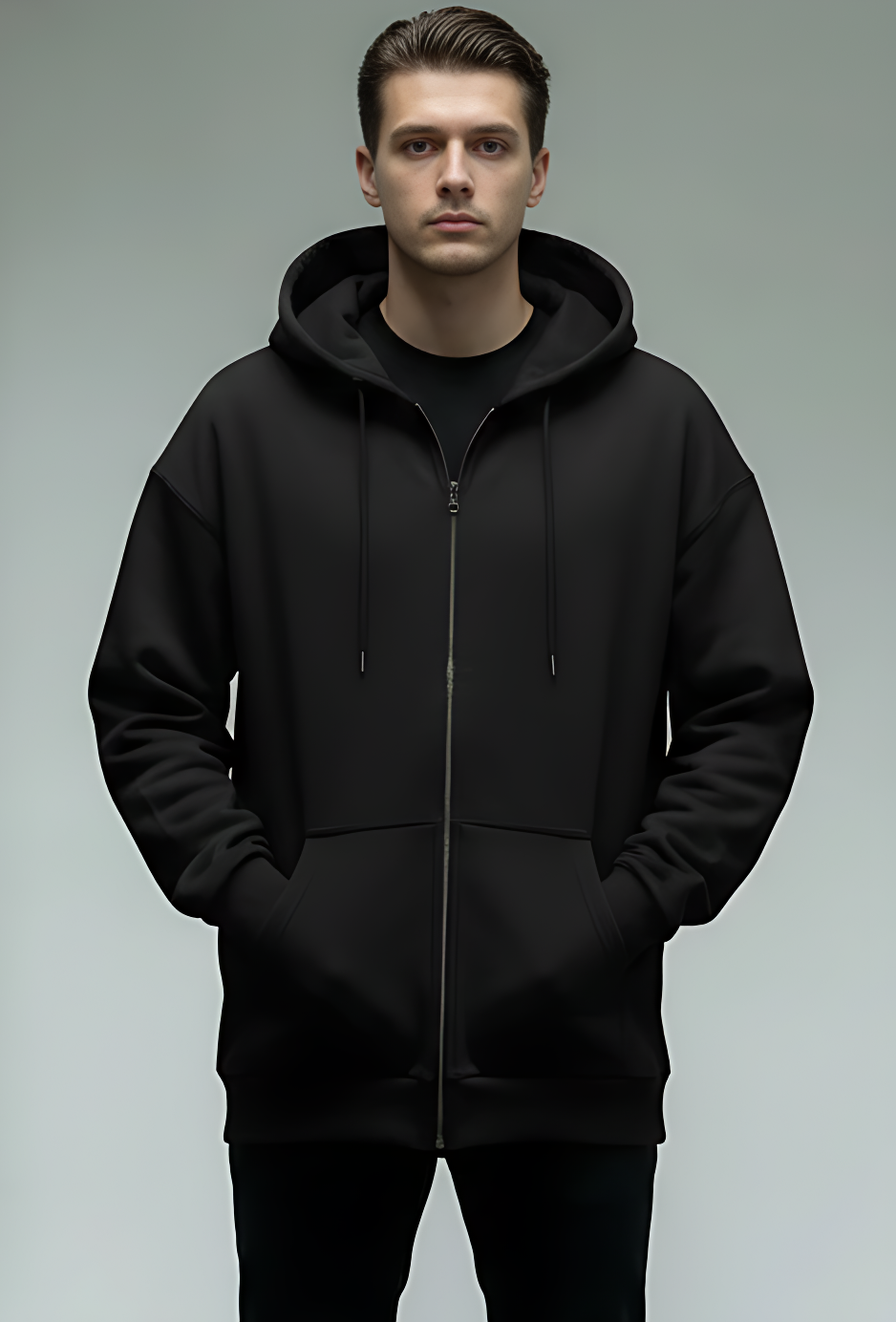 Rare Ones – Vintage Newspaper Zipper Hoodie