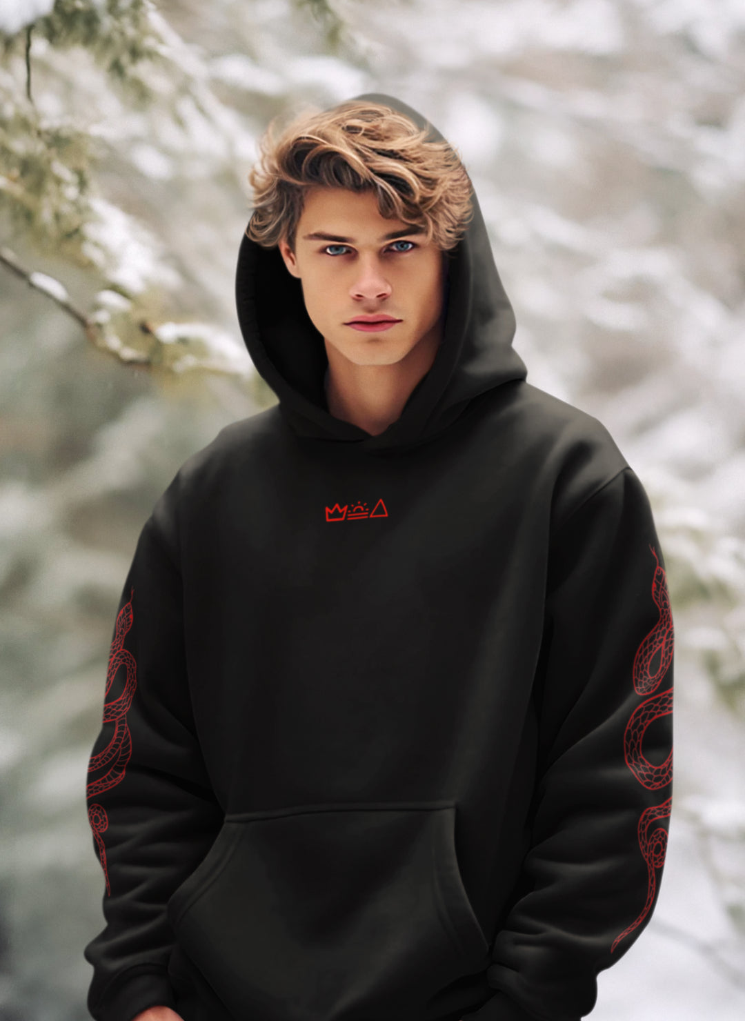 Snake Oversized Hoodie