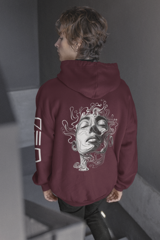 Meditative Man Oversized Hoodie