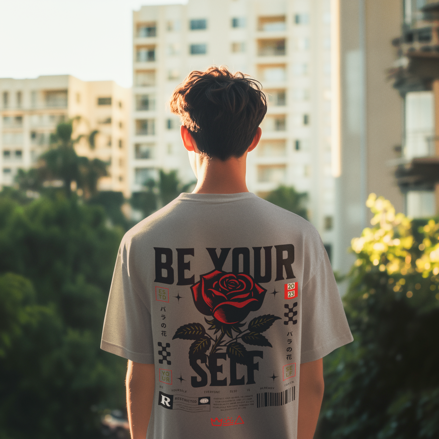 Be Yourself Premium Oversized T-Shirt
