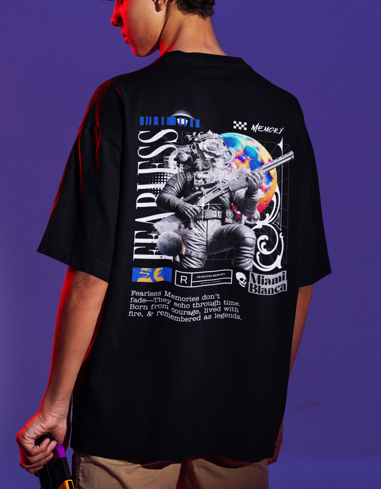 Fearless Memory Premium Oversized T-Shirt