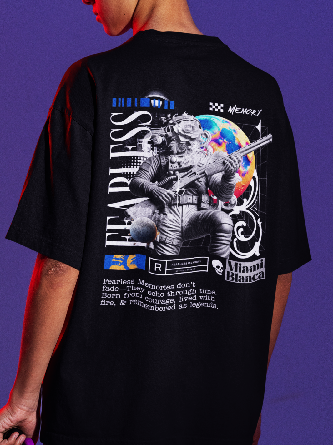 Fearless Memory Premium Oversized T-Shirt