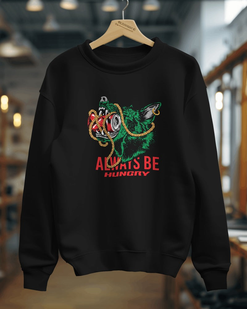 Always Be Hungry Oversized Sweatshirt