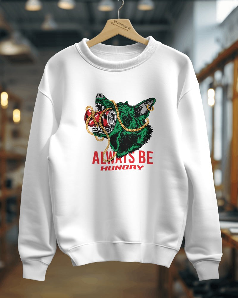 Always Be Hungry Oversized Sweatshirt