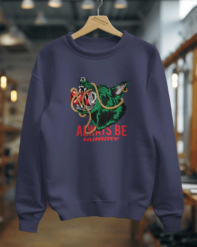 Always Be Hungry Oversized Sweatshirt