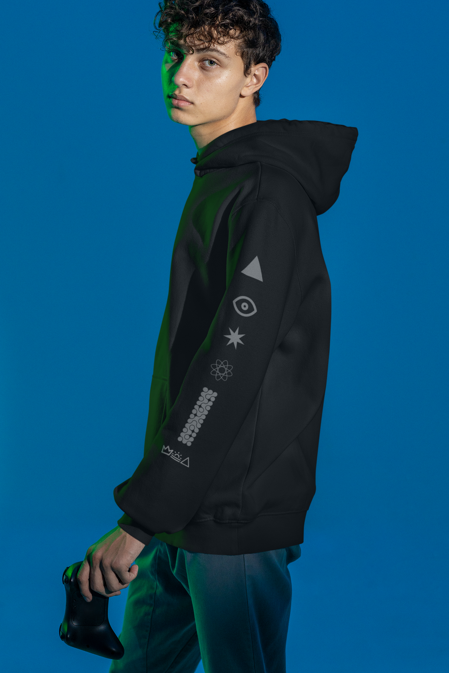 Messed Up Mind Puff Printed Heavy Hoodie