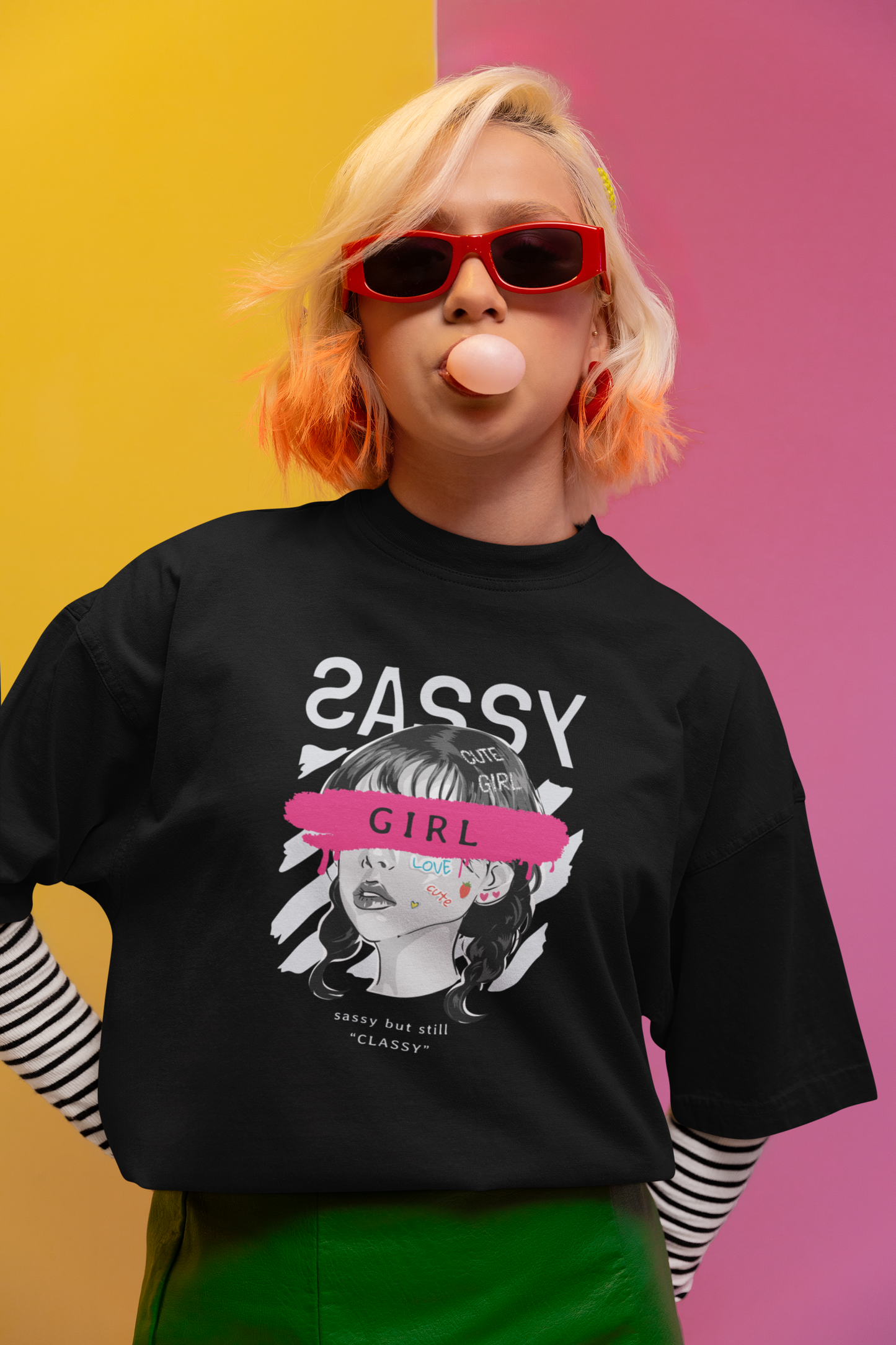 Sassy Premium Oversized Tshirt